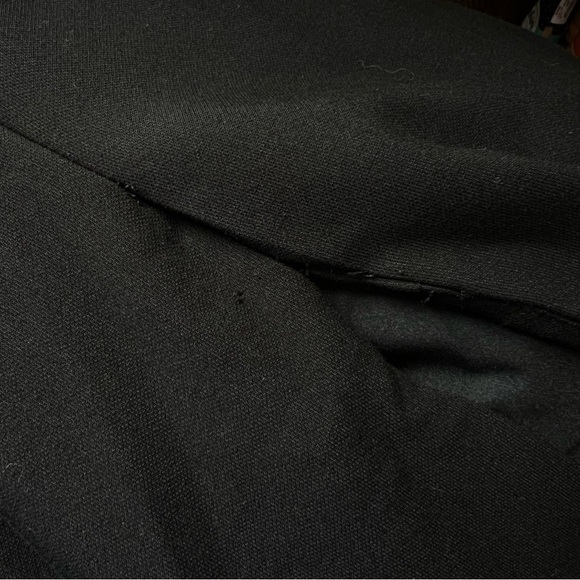 LIKELY Ruched Halter Neck Cutout Bodice Sleeveless Front Slit Column Maxi Gown 8 - Picture 9 of 9